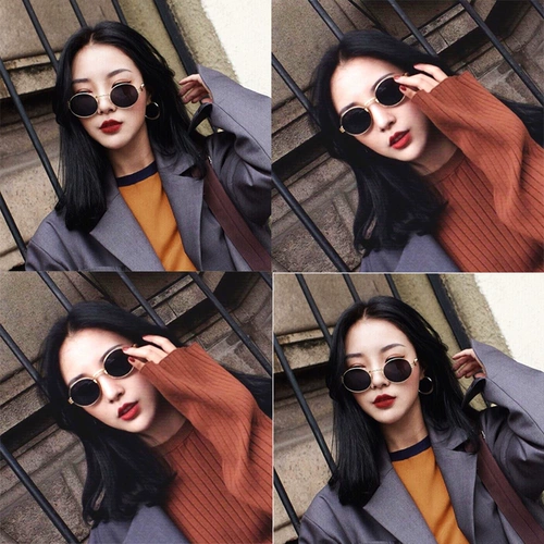 Брендовые пляжные солнцезащитные очки на солнечной энергии, в корейском стиле, популярно в интернете