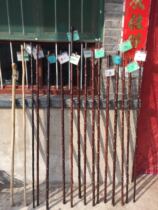 88 Yuan District Xiaosunjia Tai Chi stick martial arts stick solid wood whip pole six-way wooden whip pole