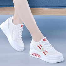 Small white shoes new 2022 blast air breathable increase leisure sports shoes children summer with one shoes women zx