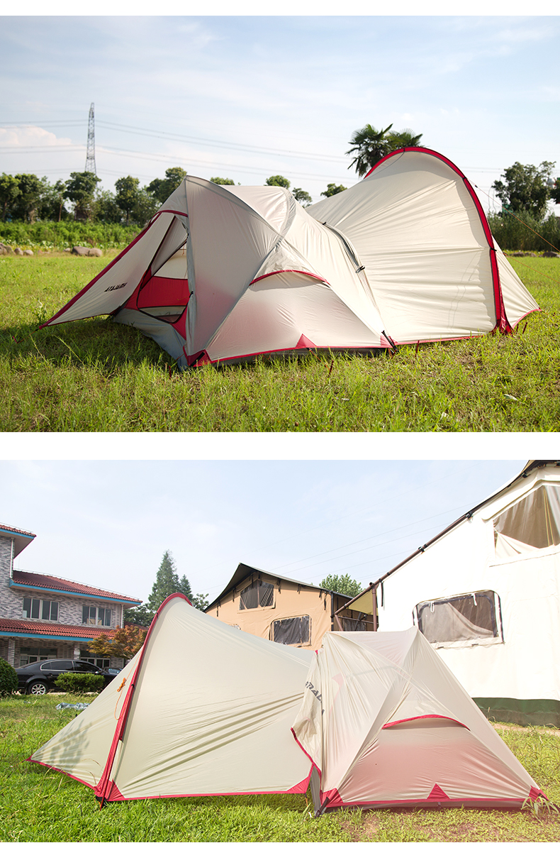 Lều Himalaya ngoài trời 2 người cặp đôi siêu nhẹ cắm trại cắm trại hoang dã mùa mưa cưỡi - Lều / mái hiên / phụ kiện lều cọc dựng lều	