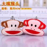 Красный и черный большой рот голова обезьяны