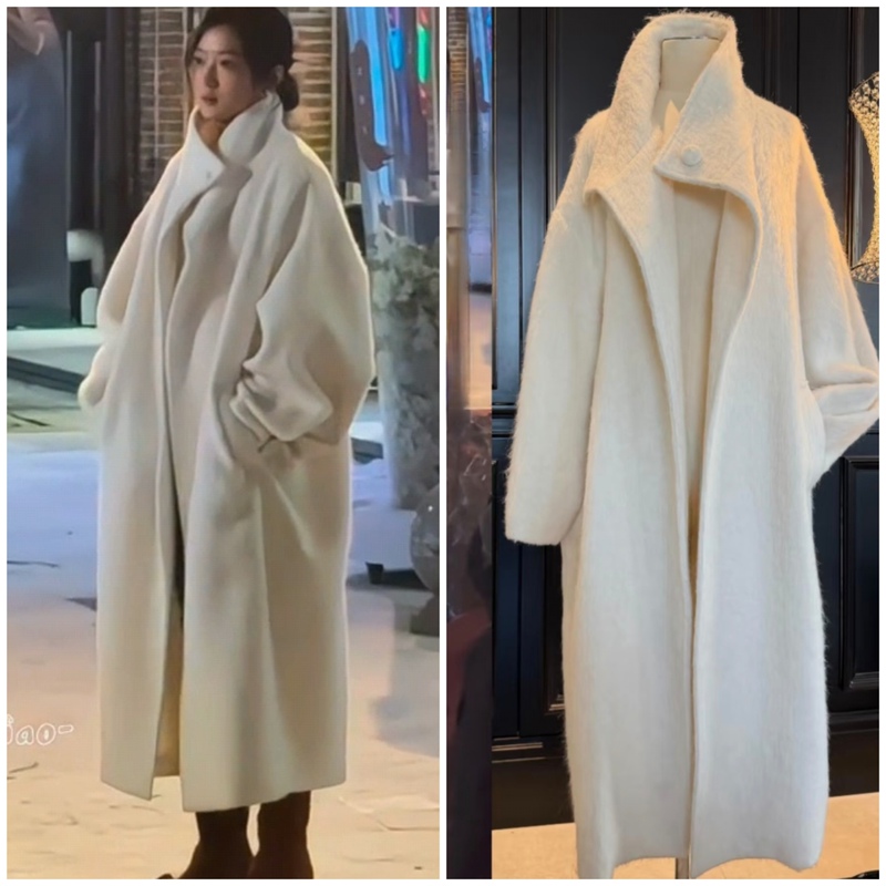 Xingyige Sun Qian's Same Style Woolen Coat for Women 2026 New Popular High-End Winter Coat Xingyige Sun Qian's Same Style Woolen Coat for Women 2026 New Popular High-End Winter Coat