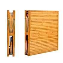 Yuanfa bamboo bed foldable bed single bed double bed simple bed reinforced office lunch bed Nan storage