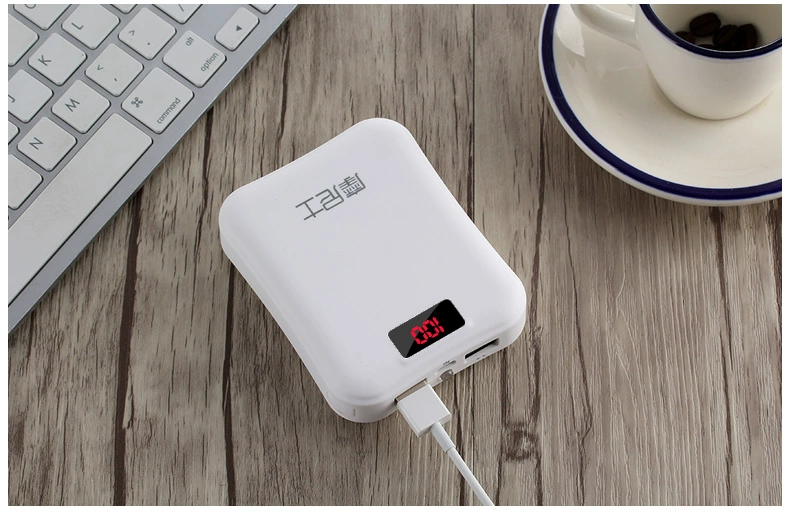 Mo Nishi 10.400 mA điện thoại di động nhỏ gọn sạc điện Po kép USB đầu ra nhanh chóng đỏ polymer - Ngân hàng điện thoại di động