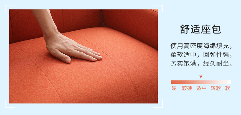 Mới nhỏ sofa kiểu Nhật sofa vải hai đơn sofa cafe giản dị boong ăn Bắc Âu - Ghế sô pha ghế nhựa sofa