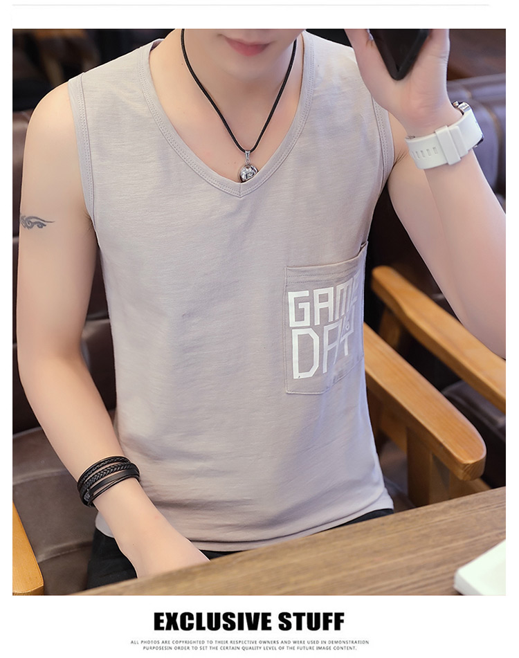 12 mùa hè 13 thanh thiếu niên 14 chàng trai 15 junior trường trung học 16 sinh viên bông giản dị 17-year-old không tay vest trẻ em lớn của áo sơ mi khoác vest nam