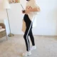 Bà bầu xà cạp mùa xuân và mùa thu mỏng phần phụ nữ mang thai quần cotton kích thước lớn thể thao nâng bụng quần quần bà bầu mùa thu quần áo mùa đông quần vải bầu