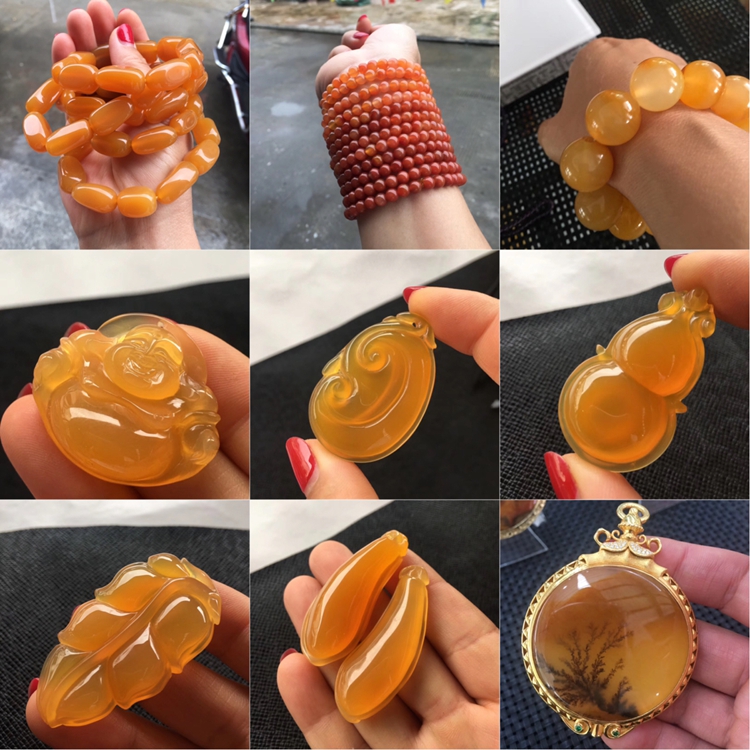 Live special shooting Dragon jade jewelry Yunnan Yellow Dragon jade pendant pendant jade carving