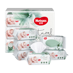 好奇小森林奶皮湿巾80抽*6包