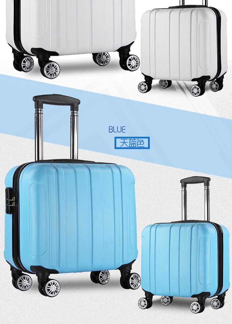 16 inch vali nhỏ dễ thương mini xe đẩy trường hợp nội trú nam và nữ mật khẩu du lịch hộp phiên bản tiếng Hàn của nhỏ tươi 18 vali kamiliant