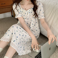 Синяя 1249 синяя розовая юбка