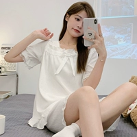 A1133BA Square Collar Lace White