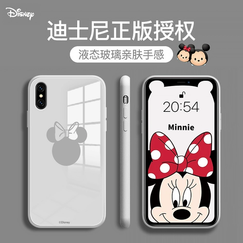 Дисней, apple, совместимый стеклянный чехол для телефона, ультратонкая легкая и тонкая защитная сумка XS Max, защита при падении, iphone, популярно в интернете