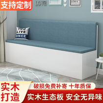Card seat sofa home small apartment restaurant locker custom soft bag against the wall corner card seat storage sofa stool