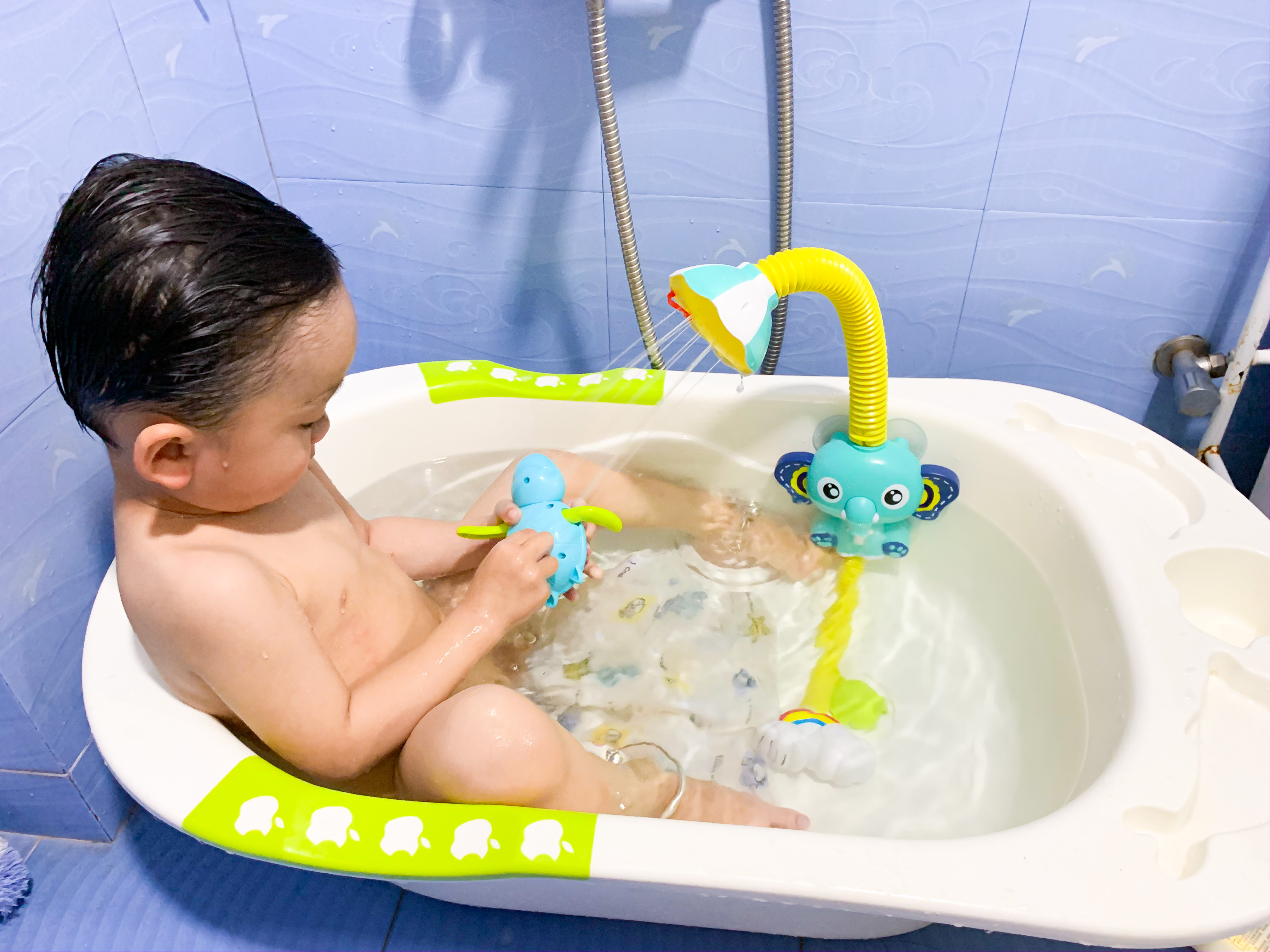 Baby bath toy spray electric elephant shower baby water toy children