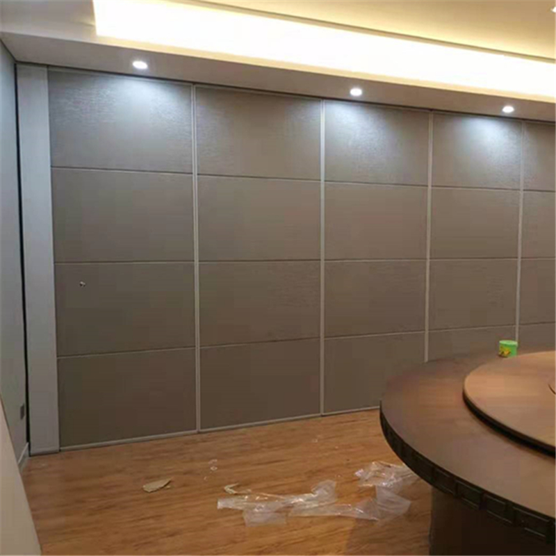 Factory direct sales event partition wall restaurant meeting room rotating folding sliding door soundproof mobile screen custom processing