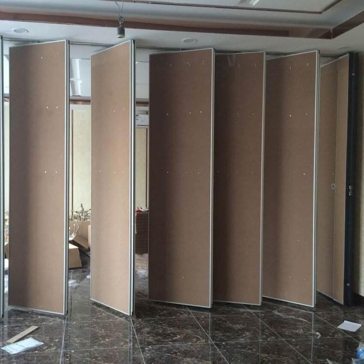 Hotel private room mobile partition wall custom office activity soundproof partition panel screen folding door high partition