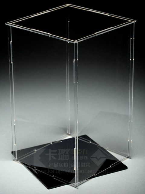 亚克力手办展示盒拼装式模型防尘盒公仔摆件泥人软陶透明收纳盒