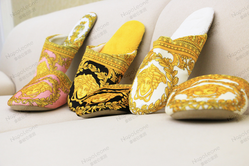 Napoleon Slippers, Women's Slippers, Household Wool Slippers, Finished Handmade Indoor Home Winter Non-Slip Slippers