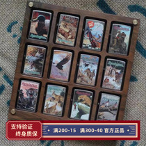 zippo storage box empty box collection display solid wood black walnut gift box 8 positions 12 positions 18 does not include lighter