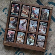 zippo transparent storage box empty box collection solid wood black walnut gift box 8 positions 12 positions 18 does not include lighter