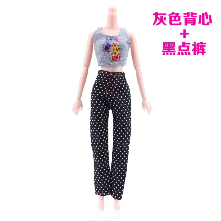 Barbie quần áo pha lê giày cao gót chơi nhà búp bê quần áo váy áo cưới phụ kiện