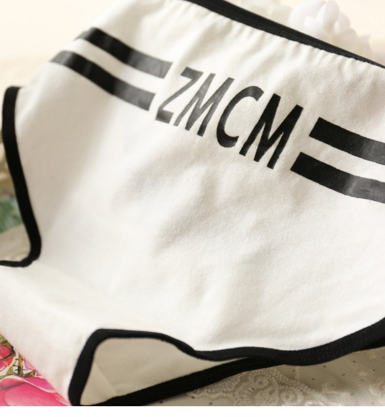 Quần lót sọc thể thao gợi cảm gió giản dị dễ thương cô gái tam giác bông nữ đồ lót bán buôn shop đồ lót đẹp