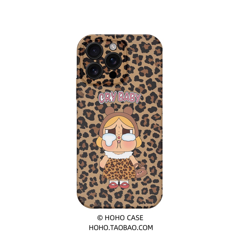 Leopard Print Cry Baby Phone Case for iPhone 17 Pro Max, Women's Magnetic Case, iPhone 16 New Cartoon Cute 15 Trendy 14 Retro 13 Popular 12 Full-Cover Film Case Leopard Print Cry Baby Phone Case for iPhone 17 Pro Max, Women's Magnetic Case, iPhone 16 New Cartoon Cute 15 Trendy 14 Retro 13 Popular 12 Full-Cover Film Case