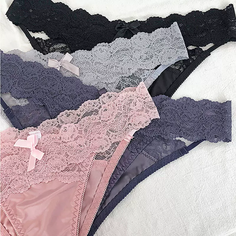 Женские sexy кружевные бесшовные трусики-скидки?
