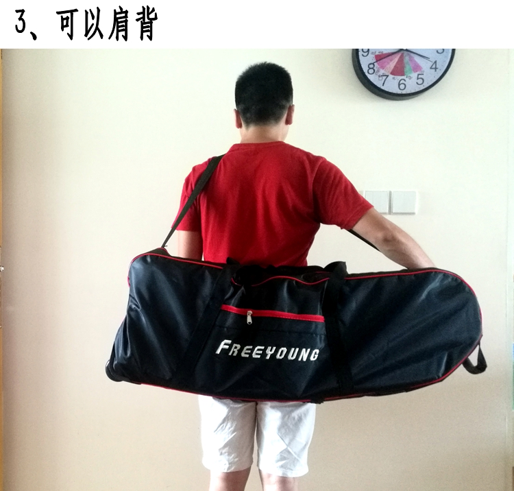 Túi lưu trữ xe tay ga điện Xilupu Q8Q13 với túi tải ròng rọc có thể kéo túi xe gấp 10 inch - Trượt băng / Trượt / Thể thao mạo hiểm xe trượt patin