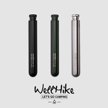 WELLHIKE outdoor long tube small wine pot 45ml portable bushcraft camping coffee bean sealing jar