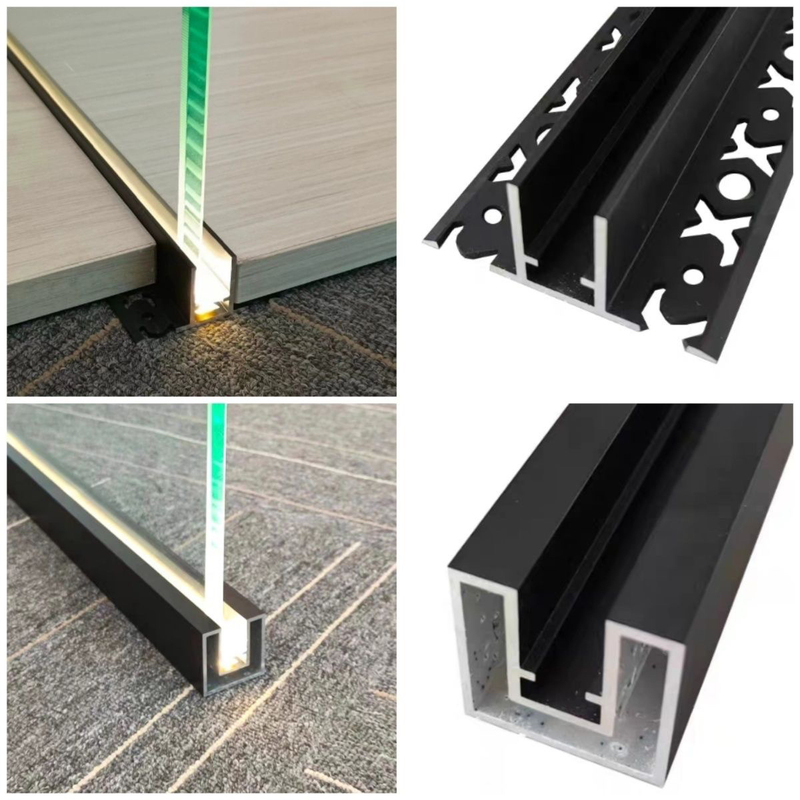 Led Office Luminous Glass Partition Wall Aluminum Alloy Profile Entrance Foyer Bathroom High Partition Screen Decoration Led Office Luminous Glass Partition Wall Aluminum Alloy Profile Entrance Foyer Bathroom High Partition Screen Decoration
