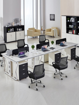 Staff Desk Brief Hyundai 2 4 6 Peoples Desk Four Bits Screen Partition Station Table And Chairs Combination