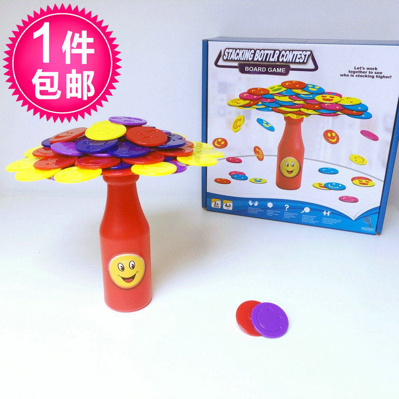 Bottle Layer Laminated Legroom Cruise Balance Challenge Gaming Children Patience Fine Action Parenting Toys 283