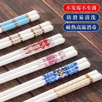 { New store Loss } Ceramic chopsticks household health and non - slip cleaning without mold high temperature deformation