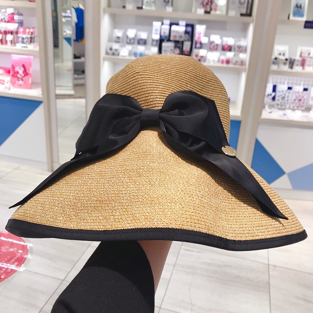 Spot Japan SHUKIKU Anti-UV straw hat UV sunscreen hat Visor hat Beach hat