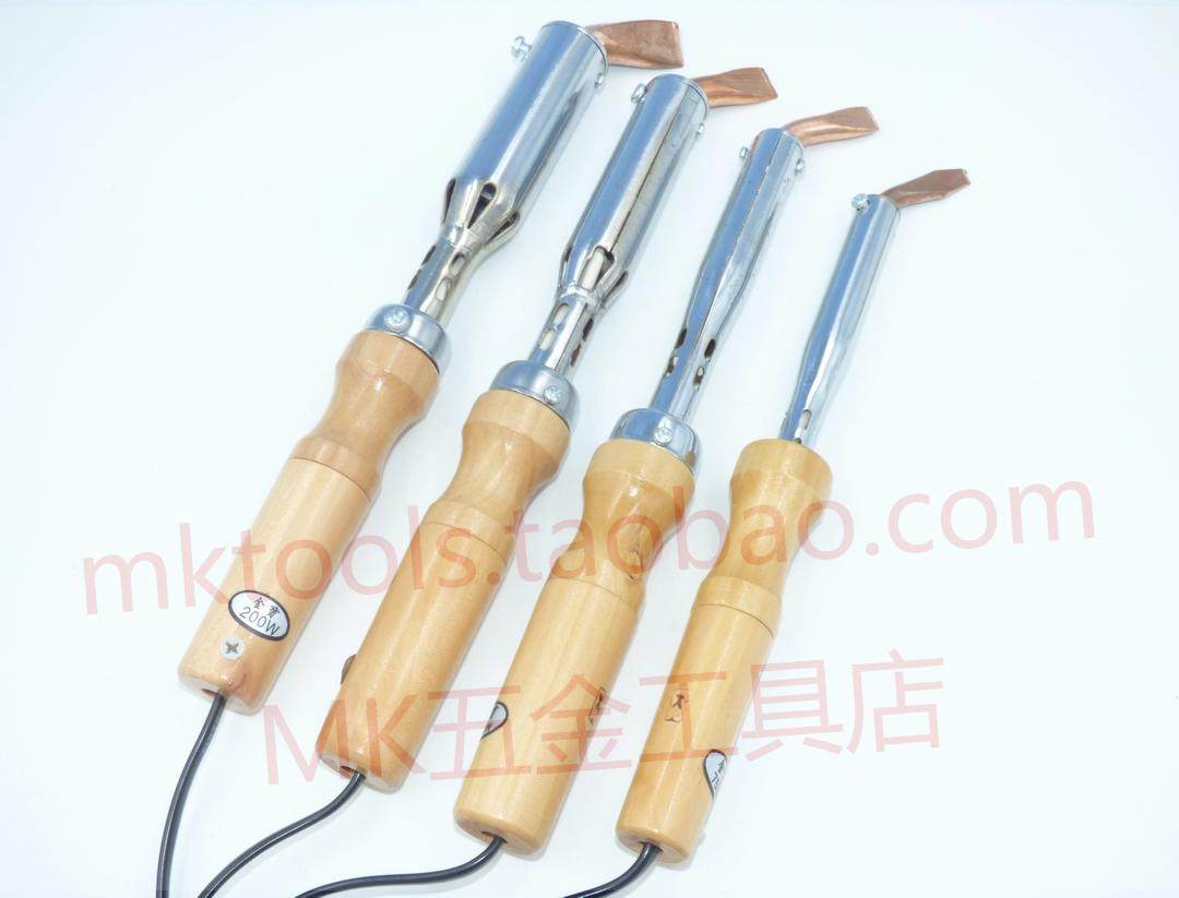 50 75100150200300500 W Guangdong Jinbao 220V wooden handle electric iron heating core branded iron head
