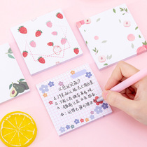 The Fun Shop color Square Post-It Notes Note Book simple office notes student note stickers small book