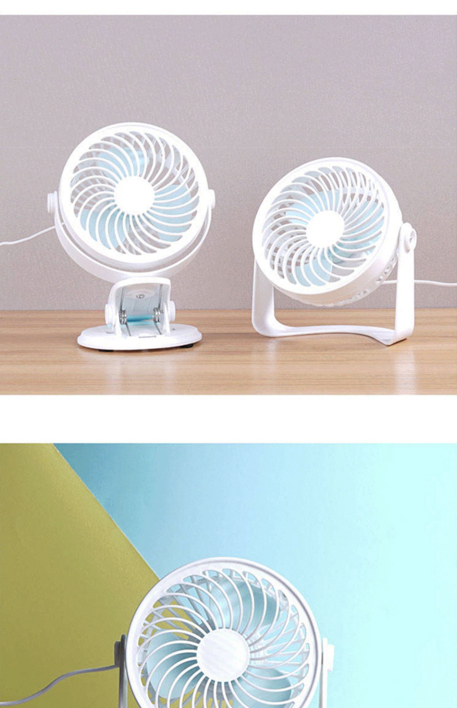 Sản phẩm mới loại clip USB nhỏ sinh viên ký túc xá câm nhỏ quạt máy tính văn phòng máy tính để bàn mini quạt - USB Aaccessories quạt cầm tay