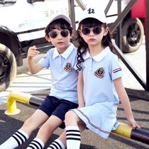 Kindergarten Garden Clothing Summer Clothing Graduation Photo Clothing Pure Cotton 12 3rd Grade Class Clothing Suit Elementary School Childrens School Uniforms Summer