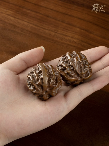 铜师傅 Медная ручка, украшение в руку для спортзала для офиса из грецкого ореха, подарок на день рождения