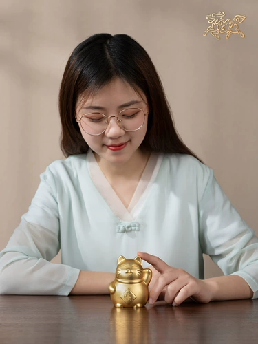 铜师傅 Fortune Cat's Disples Crafts Творческие подарки дома украшение гостиной