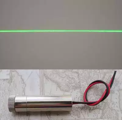One word line green laser head 50MW 520NM one word line module green spirit level module giant Whit price