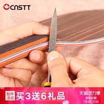 CnsTT Kestin metal tiger mouth polishing contusion table tennis racket plastic file for both sides