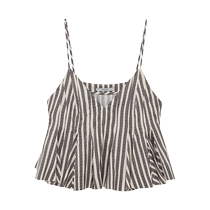 (Limited time special offer) DAZZLE vest suspender 2024 new summer womens striped patchwork top