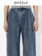 [Green New Year Series]Dazzle Denim Pants 25 Spring Pleated Wide-Leg Pants