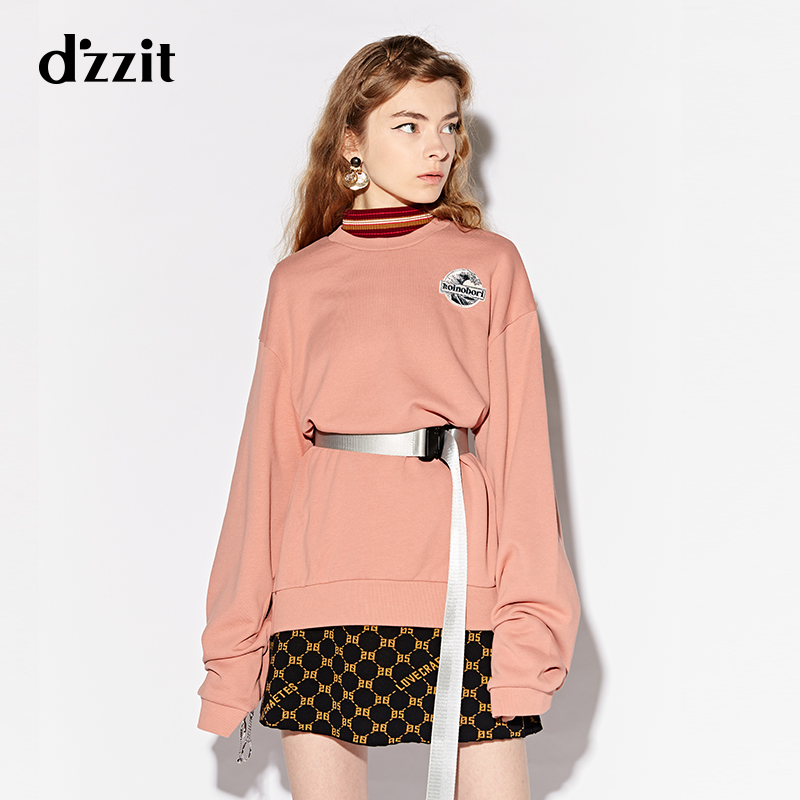 Sweatshirt femme D ZZIT en Coton - Ref 3216983 Image 3