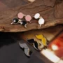 [Đặc biệt hàng ngày] kính mini pin phù hợp với trâm cài huy hiệu ria mép đơn giản Phiên bản Hàn Quốc của huy hiệu huy chương trang sức cài áo
