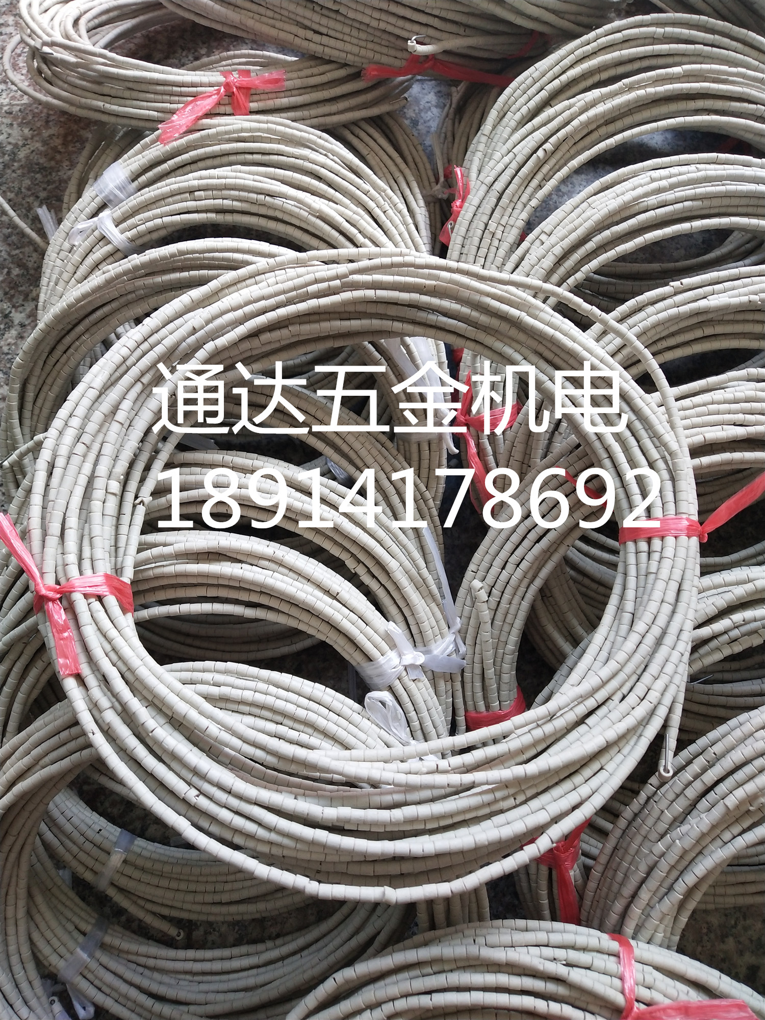 Threaded heating wire Porcelain bead heating wire heating wire heating wire threaded heating wire