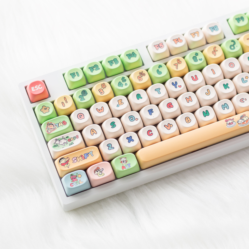 Hw87 Three-Mode Finished Mechanical Keyboard 2.4g Wireless Bluetooth Mahjong Sound Female Office Silent Blackberry Pink Keycaps